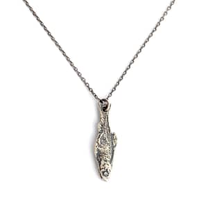 Immortal salted fish pendant necklace