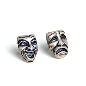 Crying Face Stud Earrings