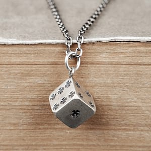 Lucky Dice Personality Pendant