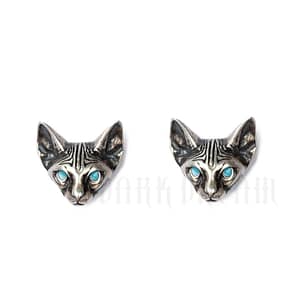 Sphynx cat stud earring