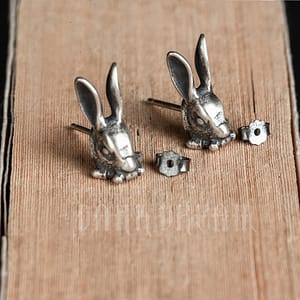 Animal Bunny Stud Earrings