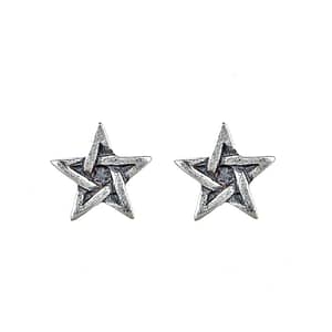 sterling silver star studs