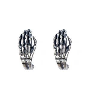 Skeleton Hand Bone Studs