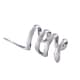 snake ear cuff silver