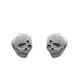 punk skull stud earring