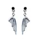 devil wings drop earring