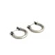 clasp earring silver