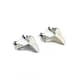 shark tooth earring silver