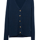 navy blue cardigan cotton