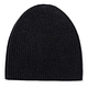 black wool knitted beanie for men and women