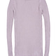 crew neck ribbed top in dusty pink