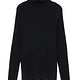 black turtleneck sweater