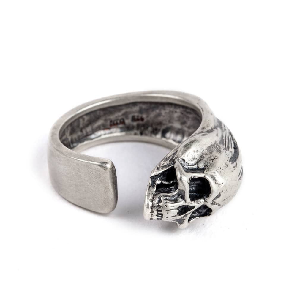 Dark Souls Skull Ring 925 Sterling Silver Gothic Jewelry | Embellike